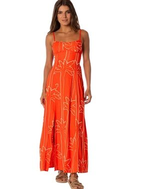 Maaji Palm Plantation Lupine Long Dress Medium NWT